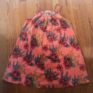 Floral Pink Kids Casual Dress